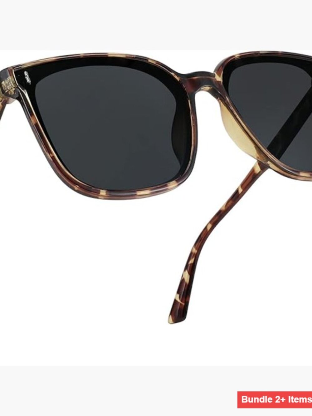 Oversized Square Sunglasses Polarized UV400 Vintage Fashion Accessory